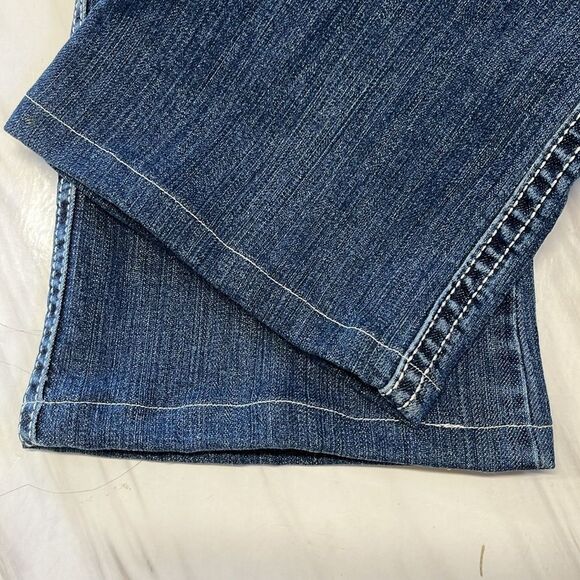 Rock 47 by WRANGLER | Heavy Stitch Western Low Rise Boot Cut Jeans 13/14X34 - Picture 10 of 10